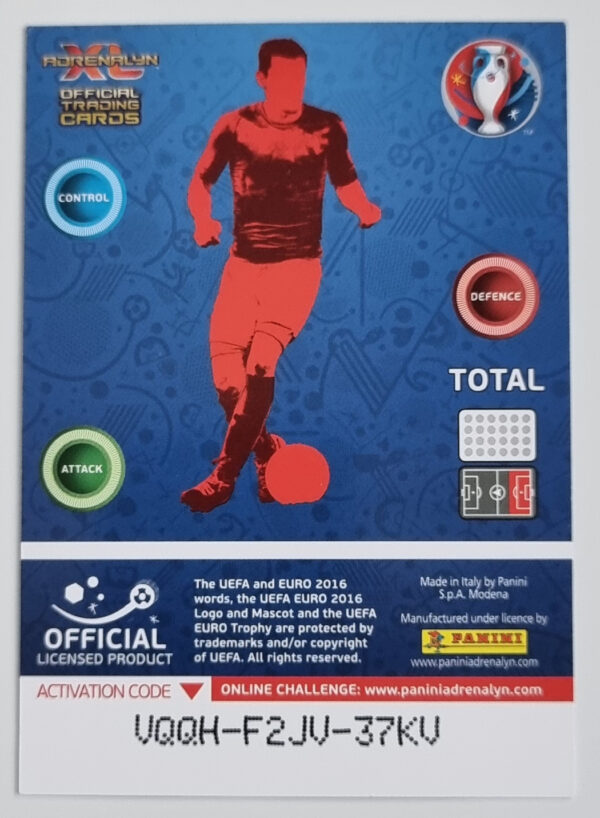 2016 Adrenalyn XL UEFA Euro France #427 Vyacheslav Shevchuk – Image 2