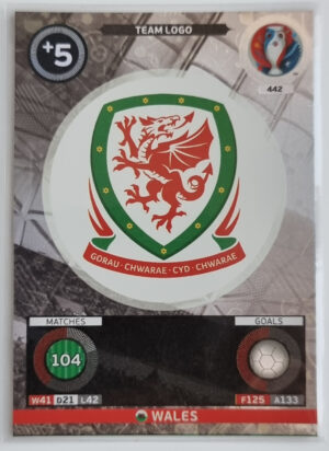 2016 Adrenalyn XL UEFA Euro France #442 Wales Logo