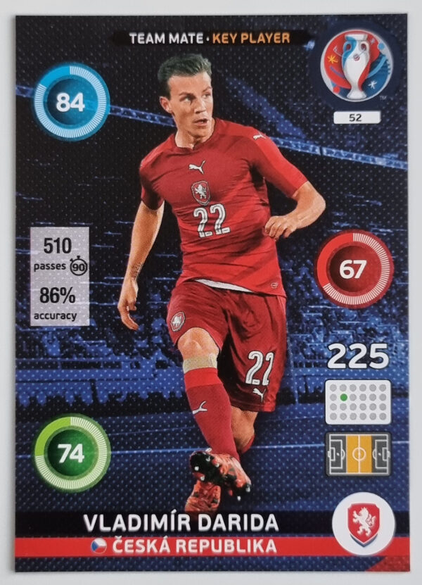 2016 Adrenalyn XL UEFA Euro France #52 Vladimir Darida/Key Player