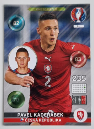 2016 Adrenalyn XL UEFA Euro France #61 Pavel Kaderabek/One to Watch