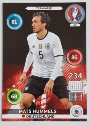 2016 Adrenalyn XL UEFA Euro France #68 Mats Hummels