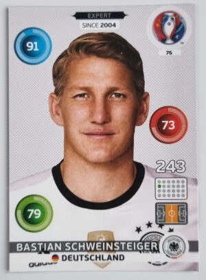 2016 Adrenalyn XL UEFA Euro France #76 Bastian Schweinsteiger/Expert
