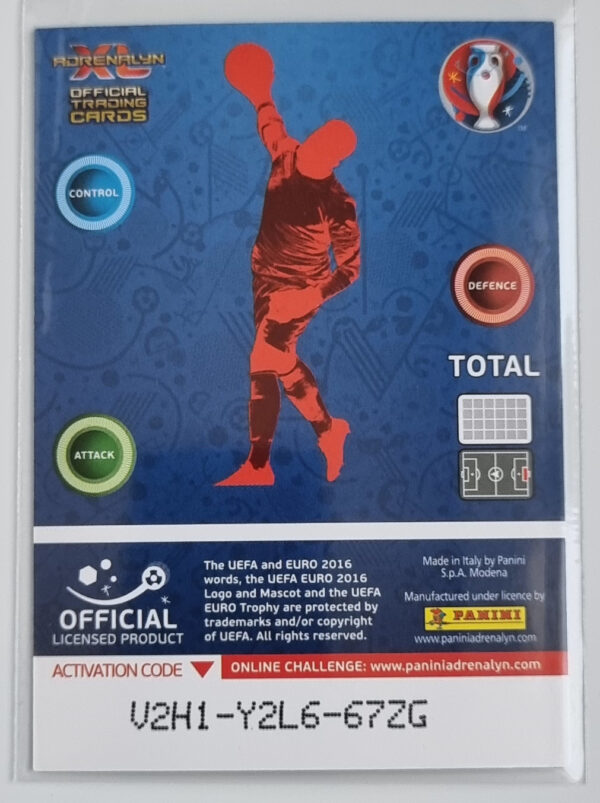 2016 Adrenalyn XL UEFA Euro France Limited Edition #54 Manuel Neuer – Image 2