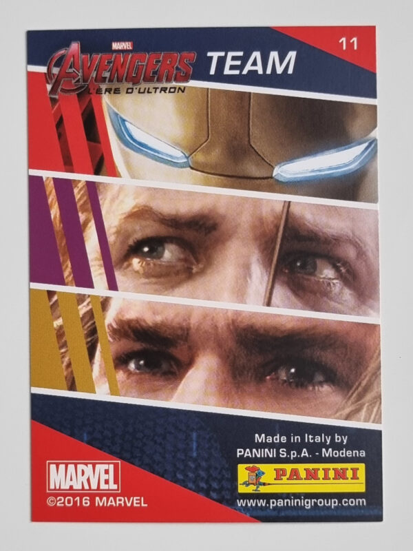 2016 Panini Marvel Heroes #11 Card 11 – Image 2