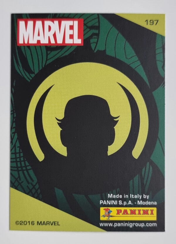 2016 Panini Marvel Heroes #197 Card 197 – Image 2
