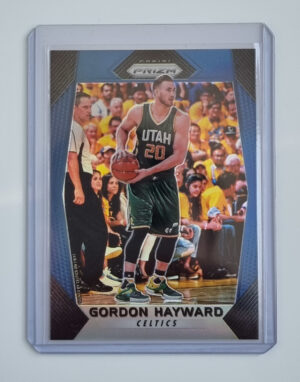 2017-18 Panini Prizm Prizms Blue #15 Gordon Hayward