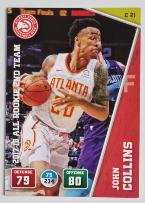 2018-19 Adrenalyn XL #C21 John Collins/17-'18 All-Rookie 2nd Team