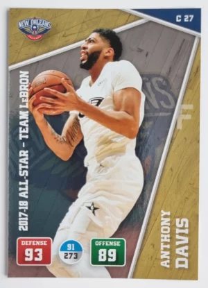 2018-19 Adrenalyn XL #C27 Anthony Davis/17-'18 All-Star