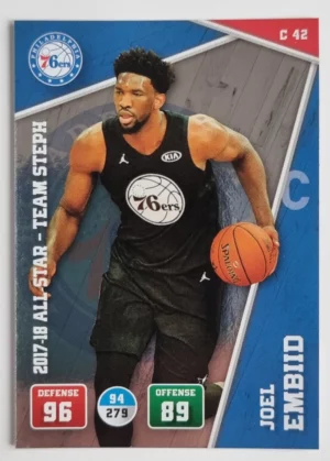 2018-19 Adrenalyn XL #C42 Joel Embiid/17-'18 All-Star