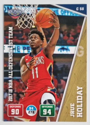 2018-19 Adrenalyn XL #C50 Jrue Holiday/17-'18 NBA All-Def 1st Team