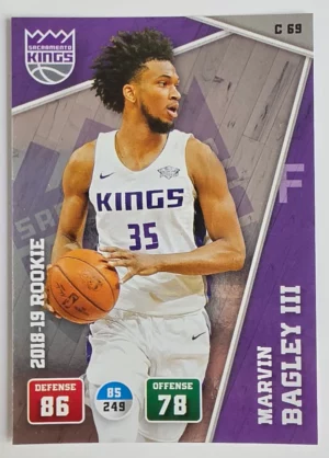 2018-19 Adrenalyn XL #C69 Marvin Bagley III/'18-19 Rookies