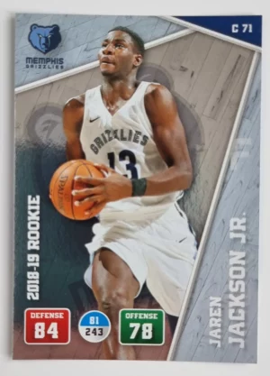 2018-19 Adrenalyn XL #C71 Jaren Jackson Jr./'18-19 Rookies