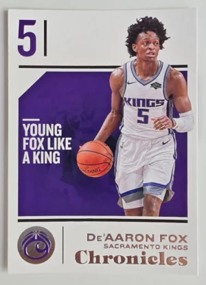 2018-19 Panini Chronicles #20 De'Aaron Fox