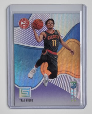 2018-19 Panini Status Purple #192 Trae Young