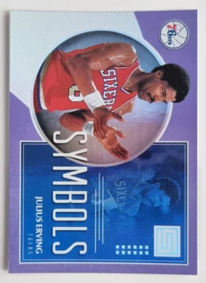 2018-19 Panini Status Symbols Purple #17 Julius Erving