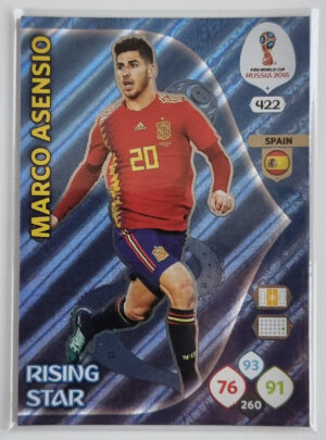 2018 Adrenalyn XL FIFA World Cup Russia #422 Marco Asensio/Rising Star