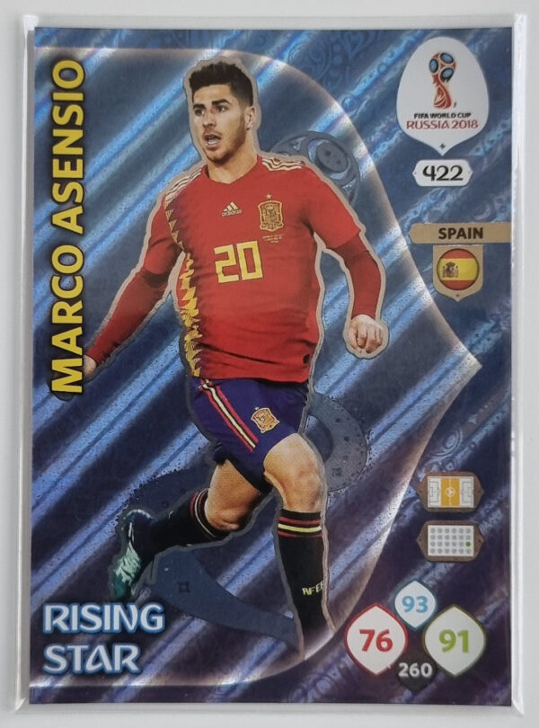 2018 Adrenalyn XL FIFA World Cup Russia #422 Marco Asensio/Rising Star