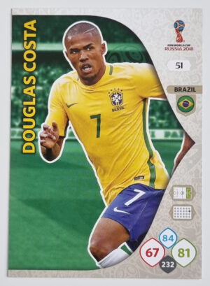2018 Adrenalyn XL FIFA World Cup Russia #51 Douglas Costa