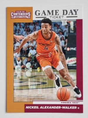 2019-20 Panini Contenders Draft Picks Game Day Tickets #20 Nickeil Alexander-Walker