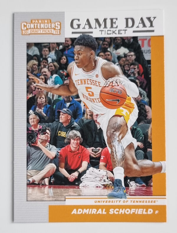 2019-20 Panini Contenders Draft Picks Game Day Tickets #32 Admiral Schofield