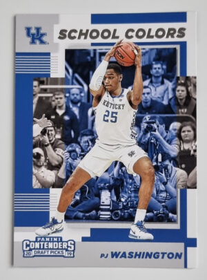 2019-20 Panini Contenders Draft Picks School Colors #15 PJ Washington Jr.