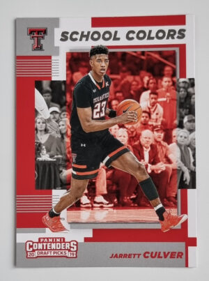 2019-20 Panini Contenders Draft Picks School Colors #6 Jarrett Culver
