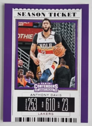 2019-20 Panini Contenders Draft Picks Variations #2 Anthony Davis