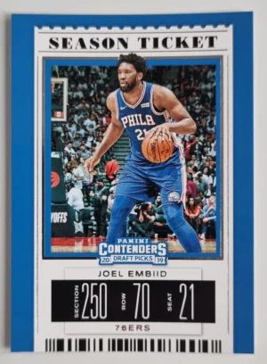 2019-20 Panini Contenders Draft Picks Variations #21 Joel Embiid