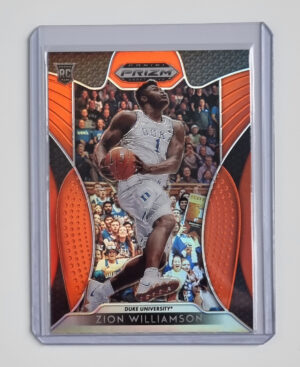 2019-20 Panini Prizm Draft Picks Prizms Orange #1 Zion Williamson