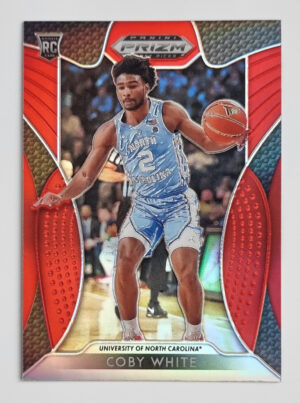 2019-20 Panini Prizm Draft Picks Prizms Red #8 Coby White