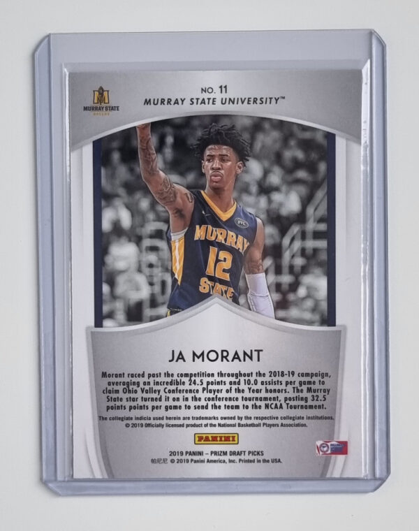 2019-20 Panini Prizm Draft Picks #11 Ja Morant CR – Image 2