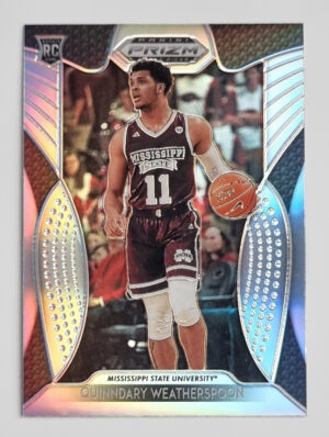 2019-20 Panini Prizm Draft Picks Prizms Silver #50 Quinndary Weatherspoon