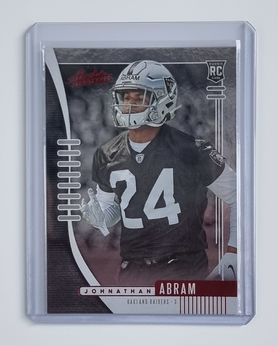 2019 Absolute Red #182 Johnathan Abram