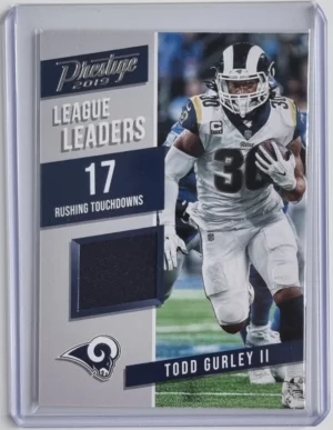 2019 Prestige League Leaders Jerseys #1 Todd Gurley II
