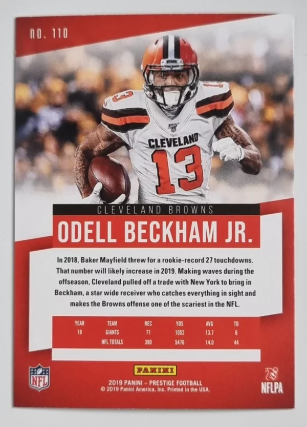 2019 Prestige #110 Odell Beckham Jr. – Image 2