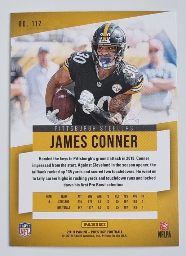 2019 Prestige #112 James Conner – Image 2