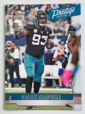 2019 Prestige #59 Calais Campbell