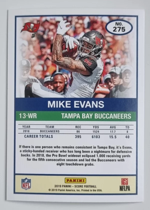 2019 Score #275 Mike Evans – Image 2