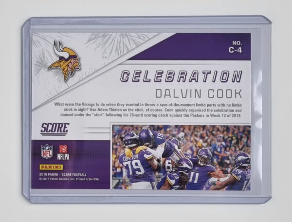 2019 Score Celebration #4 Dalvin Cook – Image 2