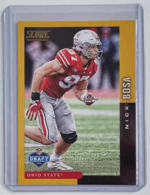 2019 Score NFL Draft Gold #DFT4 Nick Bosa