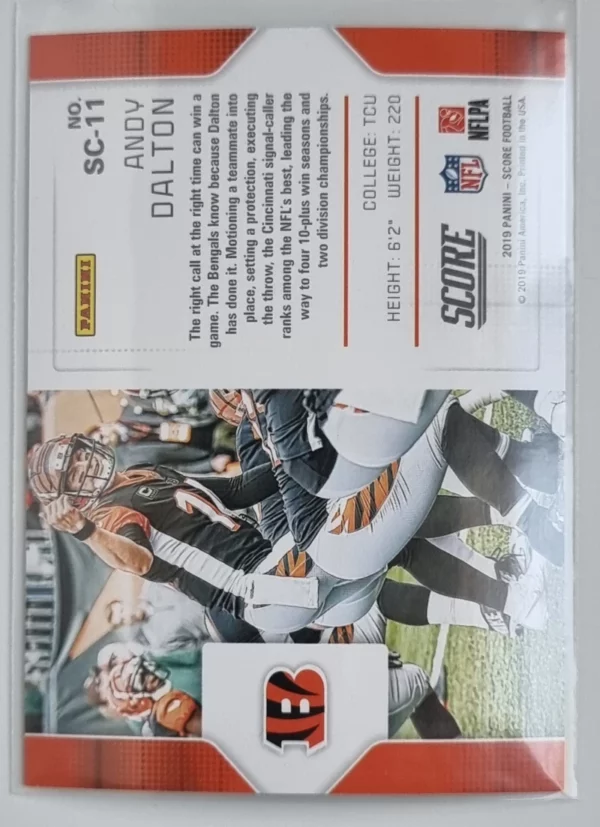 2019 Score Signal Callers #11 Andy Dalton – Image 2