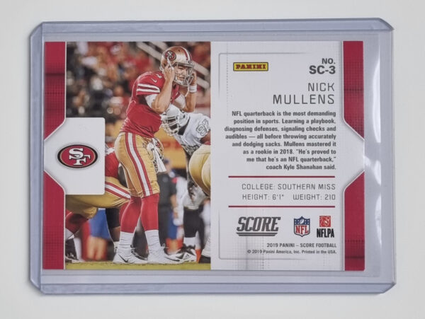 2019 Score Signal Callers #3 Nick Mullens – Image 2