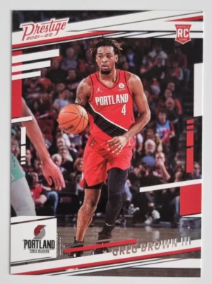 2021-22 Panini Chronicles #73 Greg Brown III RC/Prestige