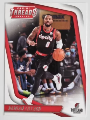 2021-22 Panini Chronicles #77 Damian Lillard/Threads