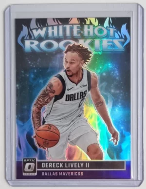 2023-24 Donruss Optic White Hot Rookies Holo #8 Dereck Lively II