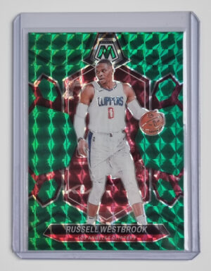 2023-24 Panini Mosaic Mosaic Green #19 Russell Westbrook