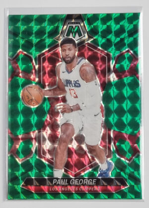 2023-24 Panini Mosaic Mosaic Green #50 Paul George