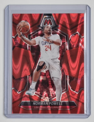 2023-24 Panini Mosaic Red Seismic #138 Norman Powell