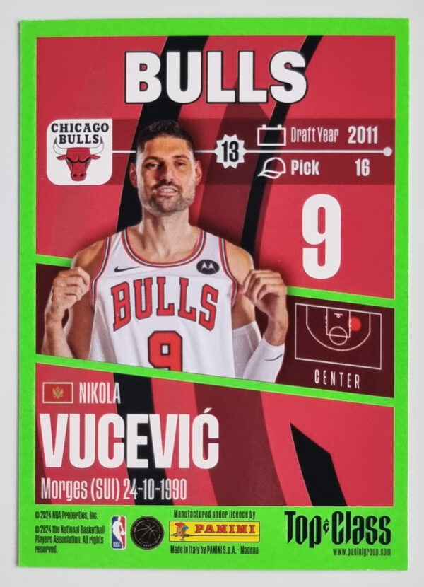 2023-24 Panini Top Class #23 Nikola Vucevic – Image 2