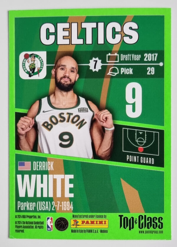 2023-24 Panini Top Class #6 Derrick White – Image 2